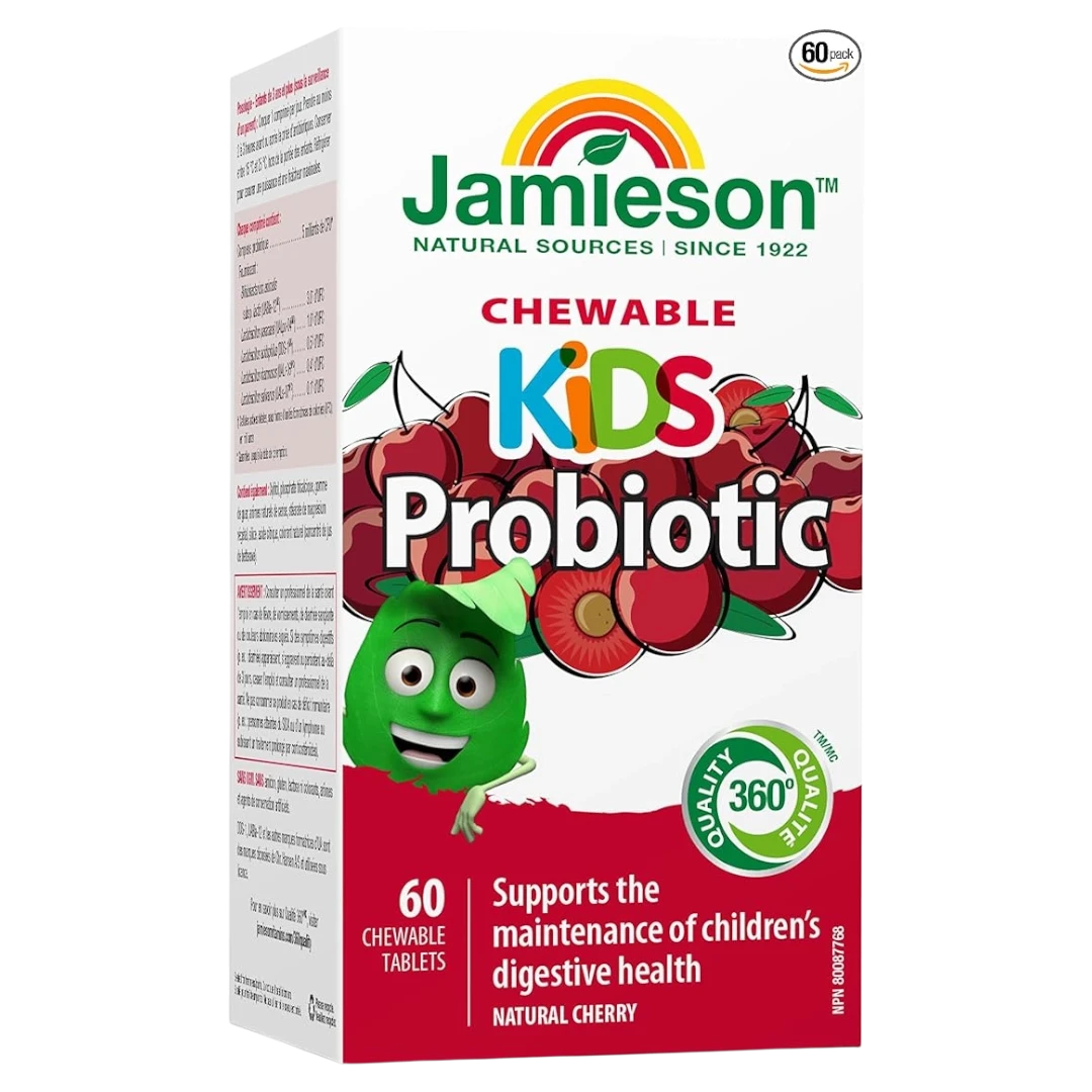 Jamieson зажилдаг пробиотик PROBIOTIC | KIDS | CHEWABLE №60