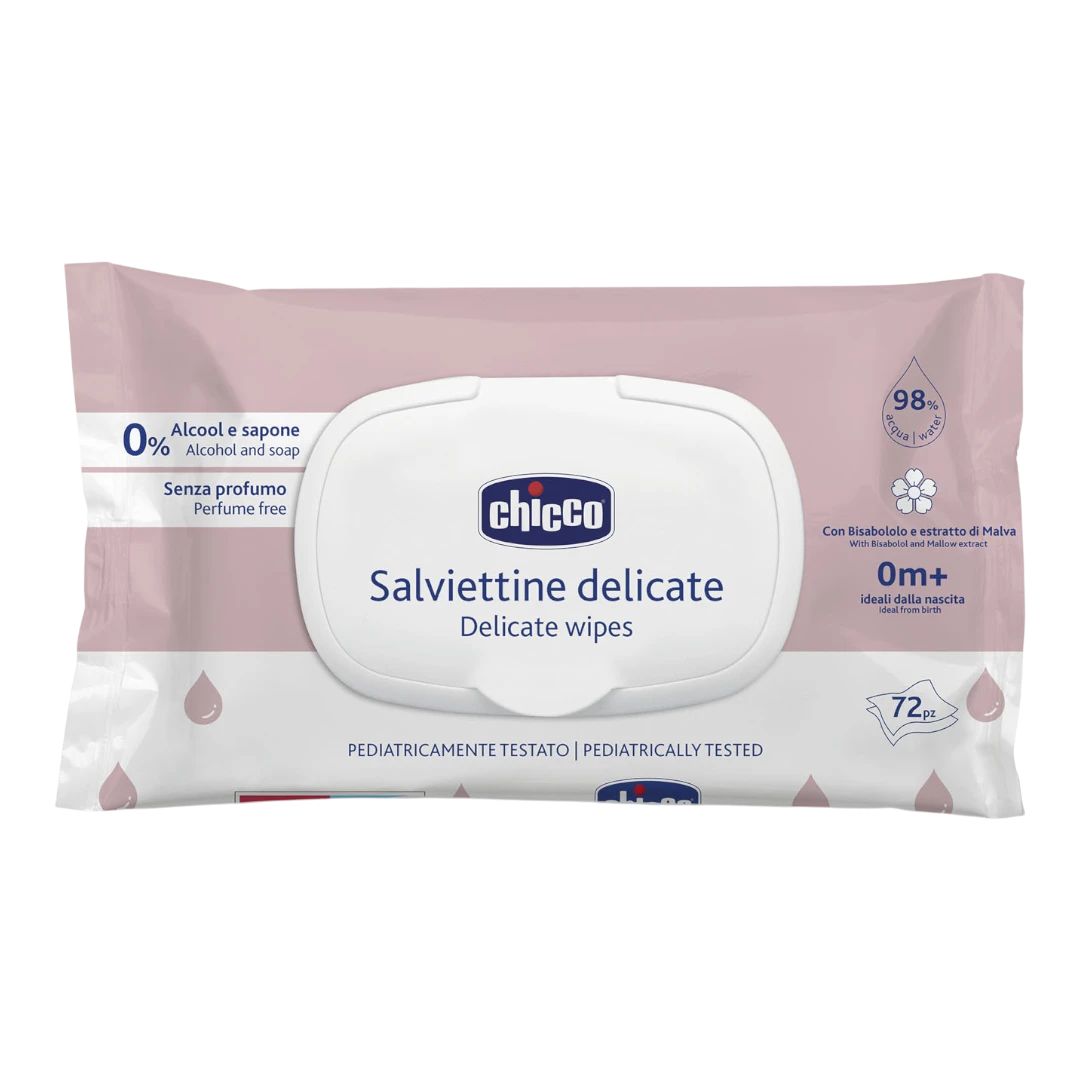 Chicco New Нойтон сальфетка №72 давхар тагтай Delicate